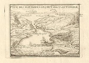 Veue des Dardanelles, de Constantinople. [View of the Dardanelles and Istanbul]