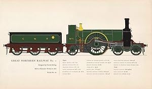 Great Northern Railway No 1. Designed by Patrick Stirling. Built at Doncaster Works in 1870. Work...