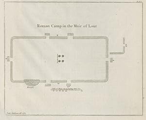 Imagen del vendedor de Roman Camp in the Muir of Lour a la venta por Antiqua Print Gallery