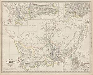 SOUTH AFRICA, with environs of Cape Town and Graham Town, Cape Town plan, District of George