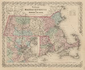 Colton's Massachusetts and Rhode Island