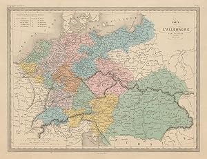Carte de l'Allemagne par Cercles en 1789 [Map of Germany in Circles in 1789]