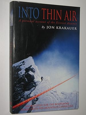 Image du vendeur pour Into Thin Air mis en vente par Manyhills Books
