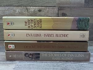 Seller image for 4 Isabel Allende Novels (The House of the Spirits, Eva Luna, Of Love and Shadows, The Stories of Eva Luna) for sale by Archives Books inc.