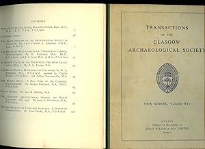 Seller image for Transactions of the Glasgow Archaeological Society | New Series | Volume XIV (1956) (Instituted 1856) | The Meikle Reive; The Mound at West Carlestoun; The Roman Fort at Bochastle for sale by Little Stour Books PBFA Member