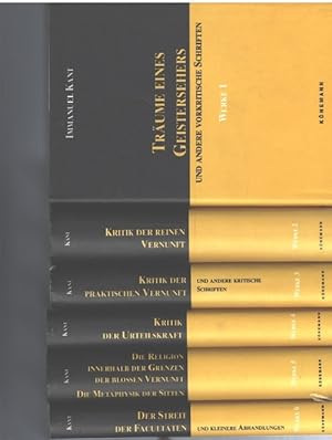 Werke von Immanuel Kant in sechs Bänden herausgegeben von Rolf Toman Träume eines Geistersehers u...