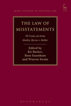 Seller image for Law of Misstatements : 50 Years on from Hedley Byrne V Heller for sale by GreatBookPrices