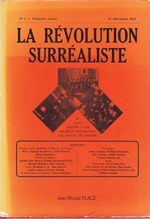 Bild des Verkufers fr La Rvolution Surraliste. Nrn. 1 - 12. zum Verkauf von Antiquariat Querido - Frank Hermann