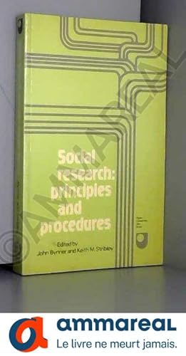 Image du vendeur pour Social Research: Principles and Procedures mis en vente par Ammareal