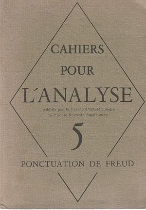 Image du vendeur pour La ponctuation de Freud - Cahiers pour L'Analyse N5. mis en vente par ARTLINK