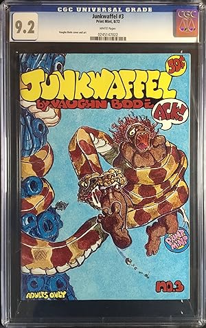 JUNKWAFFEL by Vaughn Bode No. 3 : CGC Graded 9.2 (NM-)