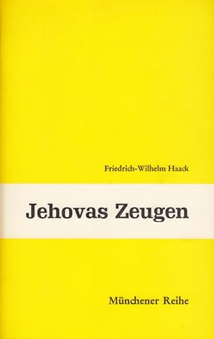 Seller image for Jehovas Zeugen (Mnchner Reihe) for sale by Die Buchgeister