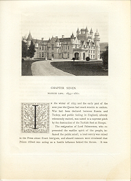 BALMORAL CASTLE LANDSCAPE VIEW,1896 PHOTOGRAVURE OVER 100 YEARS OLD