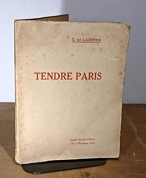 Bild des Verkufers fr TENDRE PARIS zum Verkauf von Livres 113