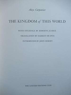 THE KINGDOM OF THIS WORLD