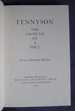 Immagine del venditore per Tennyson: The Growth of a Poet venduto da C L Hawley (PBFA)