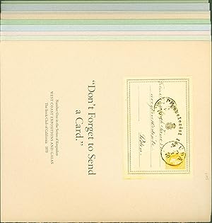 West Coast Expositions and Galas. Series of 10 Keepsake folders. 1970