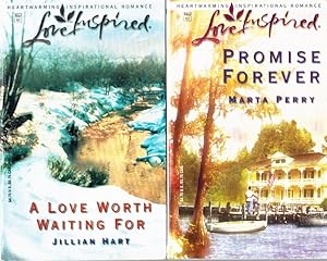 Seller image for SET OF 2 INSPIRATIONAL ROMANCE - A LOVE WORTH WAITING FOR & PROMISE FOREVER for sale by Z-A LLC