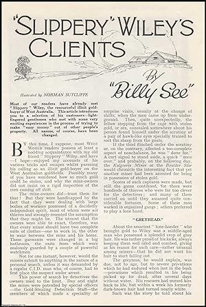 Imagen del vendedor de Slippery Wiley's Clients : gold-buyer of West Australia. An uncommon original article from the Wide World Magazine, 1932. a la venta por Cosmo Books