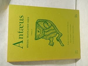 Seller image for Antaeus 16. Special Translation Issue, Volume 2. Winter 1975 for sale by Gil's Book Loft