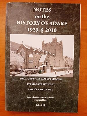 NOTES on the HISTORY OF ADARE 1929-2010