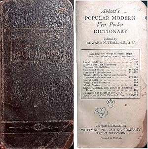 Abbott's Popular Modern Vest Pocket Dictionary