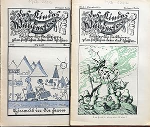 DES KINDES WUNDERHORT. Blätter für die Kleinen zum fröhlichen Lesen und Schaffen. 1930/31, Nr. 1 ...