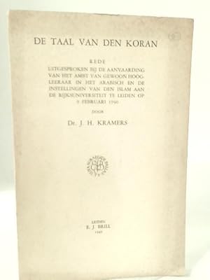Image du vendeur pour De Taal Van Den Koran mis en vente par World of Rare Books
