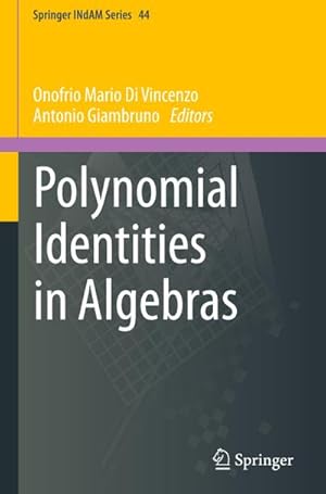 Bild des Verkufers fr Polynomial Identities in Algebras zum Verkauf von AHA-BUCH GmbH