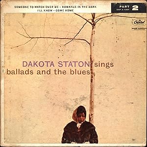 Seller image for Dakota Staton sings ballads and the blues (VINYL 45 RPM JAZZ VOCAL EP) for sale by Cat's Curiosities