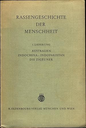 Immagine del venditore per Rassengeschichte der Menschheit Teil 1., Australien, Indochina, Indopakistan, die Zigeuner venduto da avelibro OHG