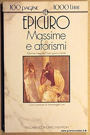 Seller image for Massime e aforismi. Testo greco a fronte for sale by librisaggi