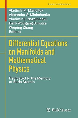 Seller image for Differential Equations on Manifolds and Mathematical Physics for sale by moluna