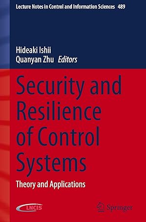 Immagine del venditore per Security and Resilience of Control Systems venduto da moluna