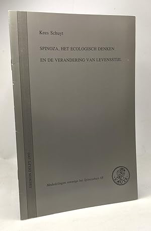 Seller image for SPINOZA HET ECOLOGISCH DENKEN EN VERAND for sale by crealivres