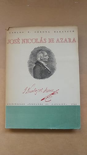 Seller image for Jos Nicols de Azara.Un embajador espaol en Roma for sale by LIBRERIA ANTICUARIA LUCES DE BOHEMIA