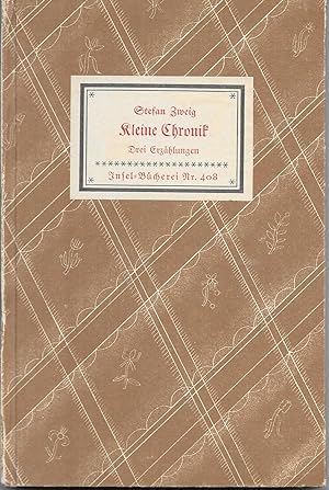 Insel-Bücherei IB Nr. 408 Kleine Chronik-Drei Erzählungen