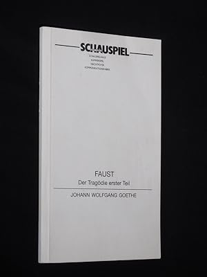 Imagen del vendedor de Programmbuch Schauspiel Frankfurt 1998/99. FAUST I von Goethe. Insz.: Tom Khnel/ Robert Schuster, Bhne: Jan Pappelbaum, Kostme: Elina Schnizler, Puppen: Suse Wchter. Mit Christian Tschirner (Faust), Christian Weise/ Paul Viebeg/ Oliver Krietsch-Katzura (Mephisto), Carsten Hbner (Wagner), Ursina Lardi (Gretchen), Jenny Schily (Marthe), Christine Rollar a la venta por Fast alles Theater! Antiquariat fr die darstellenden Knste