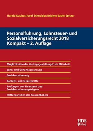 Seller image for Personalfhrung, Lohnsteuer- und Sozialversicherungsrecht 2018 Kompakt for sale by Rheinberg-Buch Andreas Meier eK