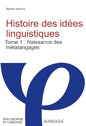 Bild des Verkufers fr Histoire des ides linguistiques zum Verkauf von moluna