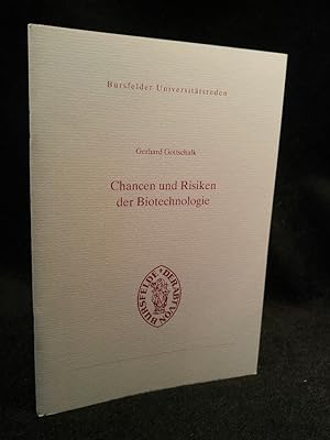 Seller image for Chancen und Risiken der Biotechnologie Bursfelder Universittsreden,14 for sale by ANTIQUARIAT Franke BRUDDENBOOKS