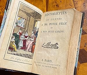 [FRENCH CHILDREN'S BOOK WITH HAND-COLORED PLATES]. Historiettes et Contes a ma Petite Fille et a ...