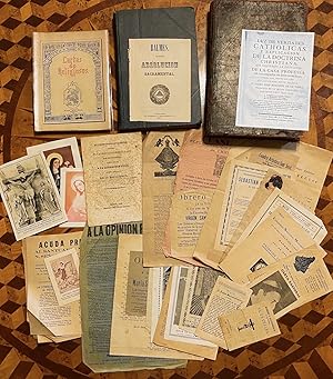 Seller image for [MEXICAN RELIGIOUS ARCHIVE OF EPHEMERA AND PRINTED BOOKS - 33 items dating from 1759-1941] for sale by Michael Laird Rare Books LLC