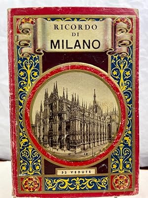 Ricordo di Milano, 32 Vedute. Leporello in Photolithographie.