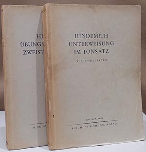 Unterweisung im Tonsatz. 2 Bände: I. Theoretischer Teil. II Übungsbuch für den zweistimmigen Satz.