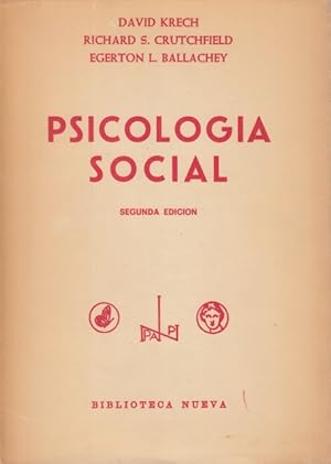 Seller image for PSICOLOGA SOCIAL for sale by Librera Vobiscum