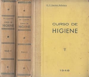 Imagen del vendedor de CURSO DE HIGIENE TOMOS I Y II. EPIDEMIOLOGA Y PROFILAXIS DE LAS ENFERDADES INFECCIOSAS a la venta por Librera Vobiscum