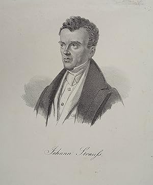 Johann Strauss. Anonyme Lithographie. (Wien ?, um 1835), 24 x 18,5 cm (Blattgr.)