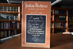 Seller image for Italian Archives during the war and at its close. for sale by Gppinger Antiquariat