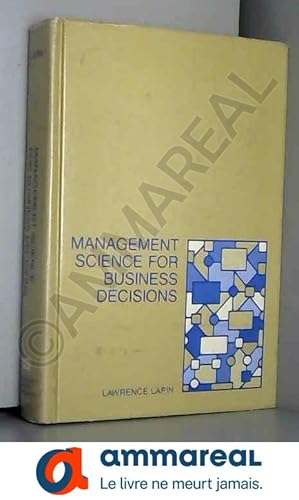 Seller image for Management Science for Business Decisions for sale by Ammareal